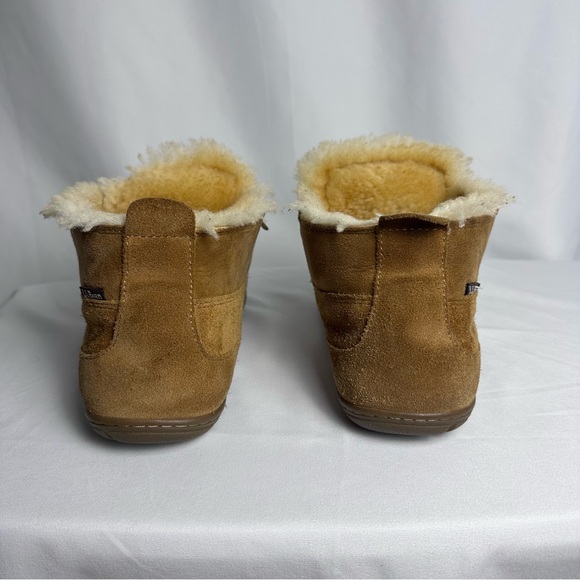 LL Bean Men's Wicked Good Lodge Chukkas Booties Moccasins Brown Size 10 Medium - Picture 4 of 14